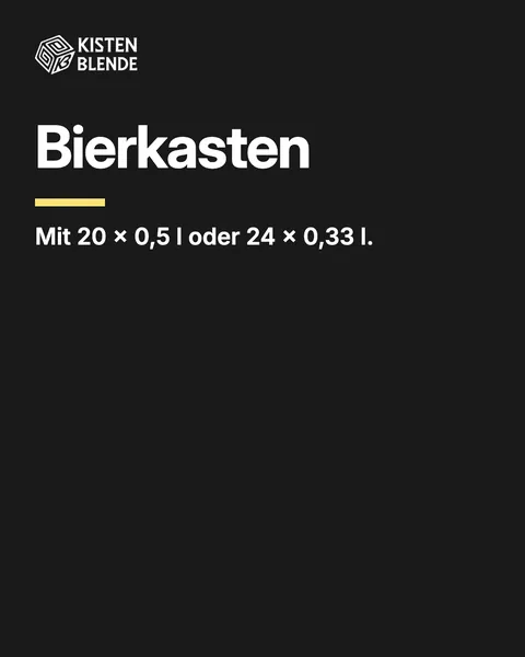 Karussell-Folie 4: Bierkasten.